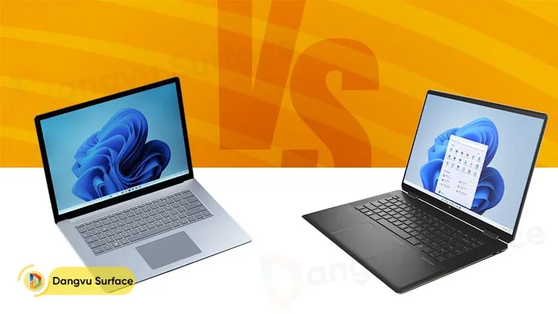 Surface Laptop 5 Và HP Spectre X360 14 (2023): So kè thiết kế