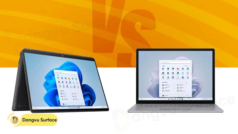 Surface Laptop 5 và HP Spectre X360 14 (2023) đều mang lại trải nghiệm hiển thị tuyệt vời thông qua các màn hình chất lượng cao