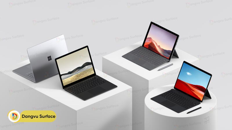 Các dòng laptop Surface 